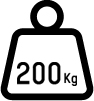 zatížení 200 kg